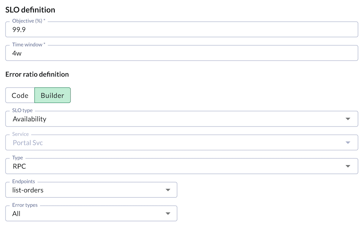 Easily Setup SLOs